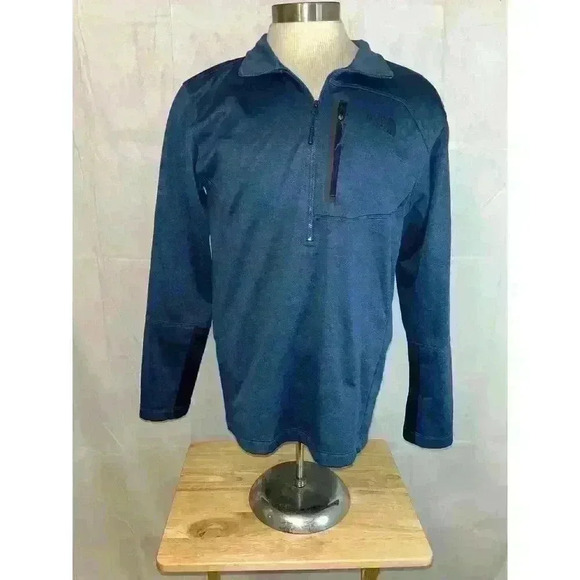 The North Face Blue Canyonlands 1/2 Zip Pullover Outdoor Jacket Men's Size Large - Picture 1 of 8